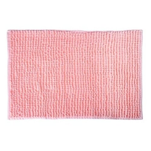 фото Коврик для ванной синель vetta, 1,2 см, 40х60 см, розовый