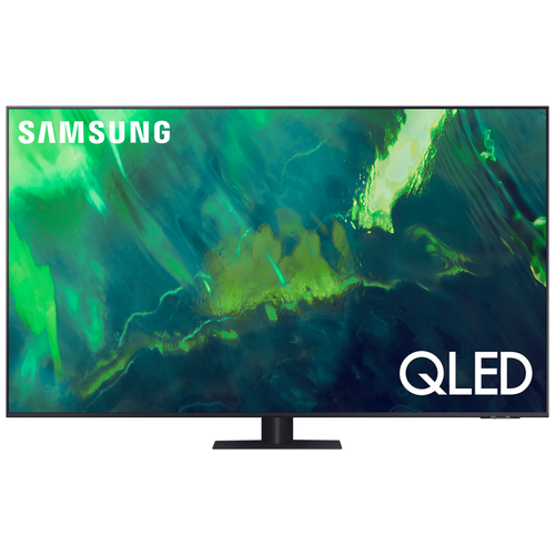 фото Телевизор qled samsung qe55q70aau 54.6" (2021), черный