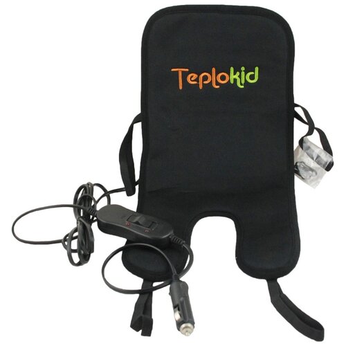 фото Teplokid накидка на сиденье автокресла с подогревом тк-001 черный