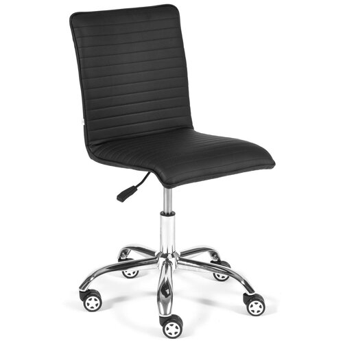 фото Компьютерное кресло tetchair zero be офисное, обивка: искусственная кожа, цвет: черный