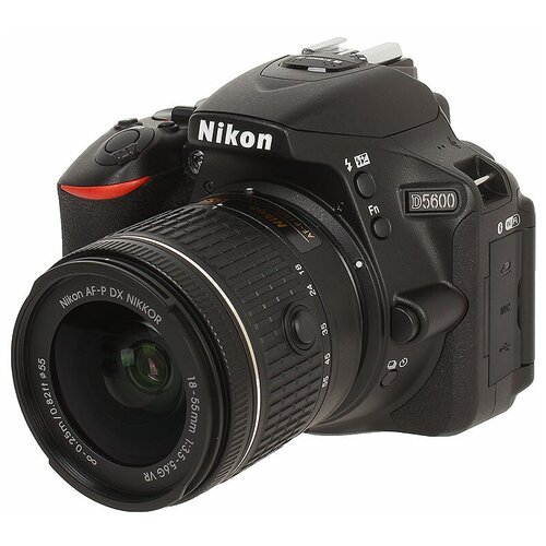 фото Фотоаппарат nikon d5600 kit черный af-p 18-55mm f/3.5-5.6 vr