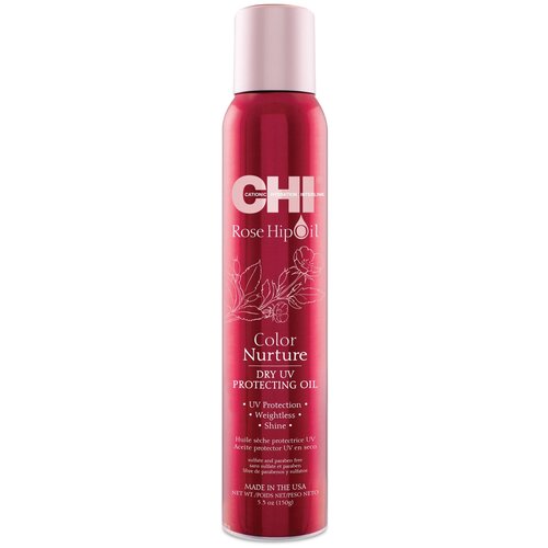 Купить Сухое масло Дикой Розы Поддержание Цвета CHI Rose Hip Oil Dry UV Protecting Oil, 150 г
