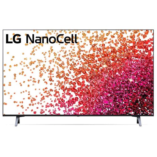 фото 43" телевизор lg 43nano756pa nanocell, hdr (2021), черный