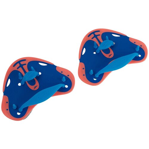 фото Speedo лопатки для плавания speedo biofuse finger оранжевый/синий