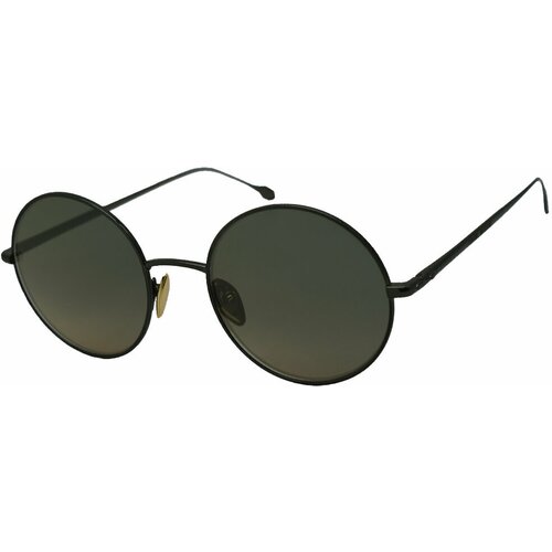 фото Солнцезащитные очки isabel marant, круглые, оправа: металл, для женщин, черный