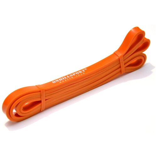 фото Латексная резиновая петля 2080 (13 мм) оранжевая 3-16 кг onhillsport