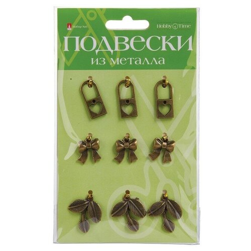 фото Декоративные подвески из металла. набор №6 hobby time