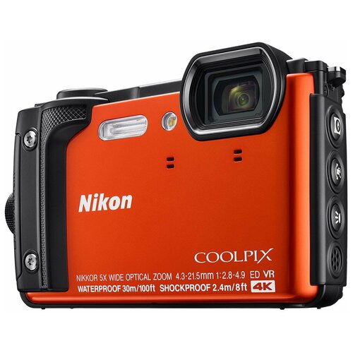 Фото - Фотоаппарат Nikon Coolpix W300, черный фотоаппарат nikon coolpix w300 камуфляж