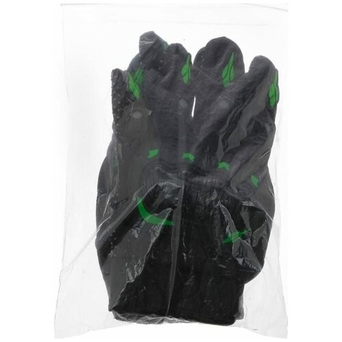 фото Перчатки для езды на мототехнике, с защитными вставками, пара, размер xl, черно-зеленый