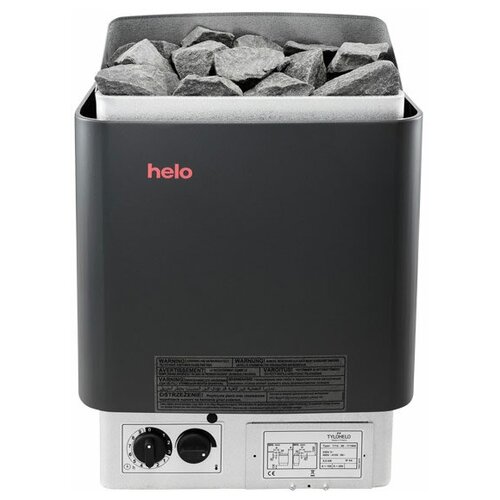 фото Электрическая банная печь helo cup 90 st(j) графит