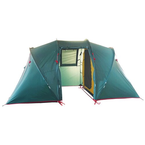 фото Палатка кемпинговая четырехместная btrace tube 4 big, зеленый