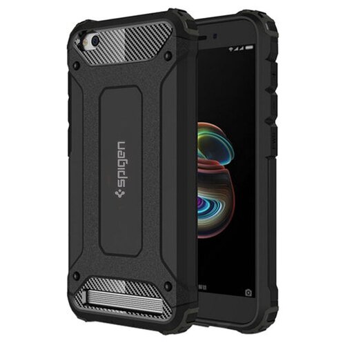 фото Противоударная накладка armor case для xiaomi redmi 5a черный opt-mobile