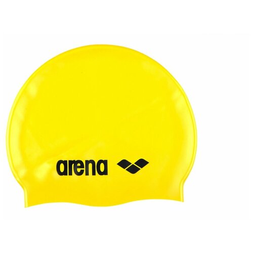 фото Шапочка для плавания arena classic silicone(желтый)