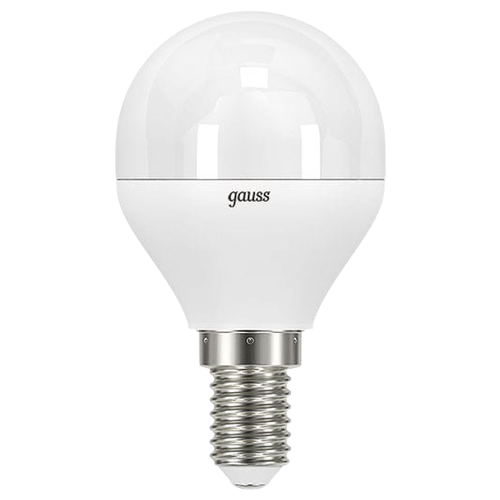 фото Светодиодная лампа gauss led globe e14 6.5w 100-240v 2700k