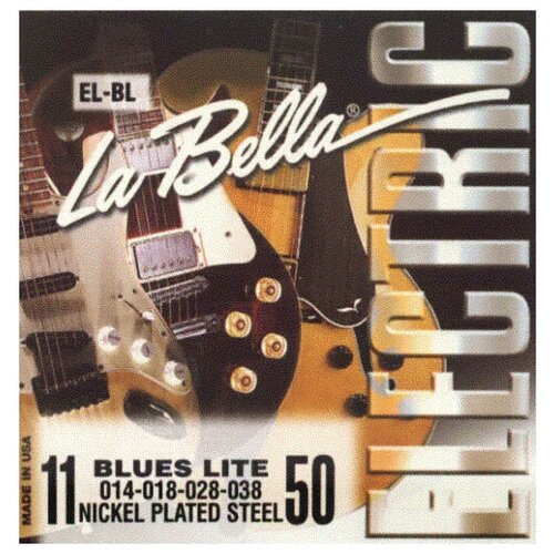 фото La bella electrics nickel plated round wound blues light el-bl (11-52) струны для электрогитары