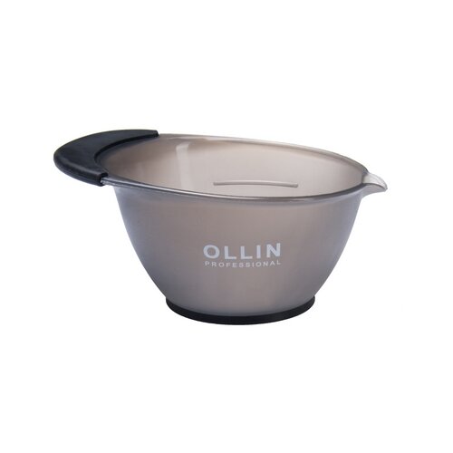 фото Ollin professional миска для окрашивания с носиком и прорезиненным дном 360 мл черный