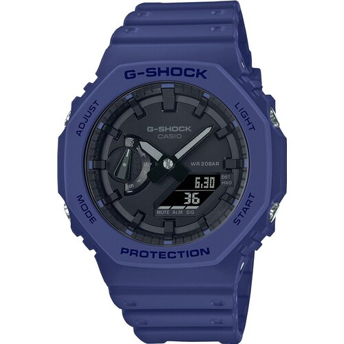 фото Наручные часы casio наручные часы casio g-shock ga-2100-2a, синий