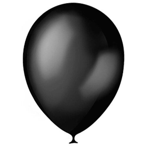 фото Шар латексный 12", декоратор, набор 100 шт., цвет чёрный globos payaso