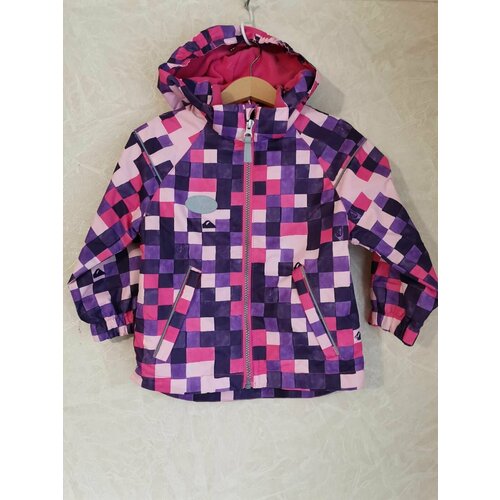 фото Куртка, размер 92, фиолетовый, розовый теремок