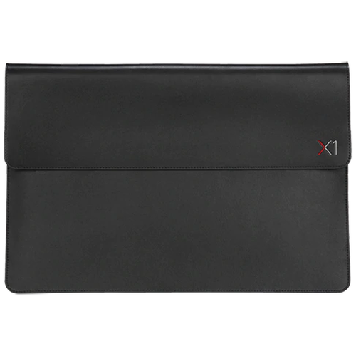 фото 15" папка для ноутбука 14" чехол для ноутбука lenovo yoga\thinkpad x1 carbon leather sleeve черный