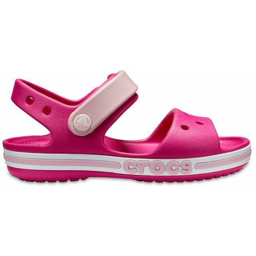 фото Сандалии crocs 205400-6x0 для девочки, цвет розовый, размер 28