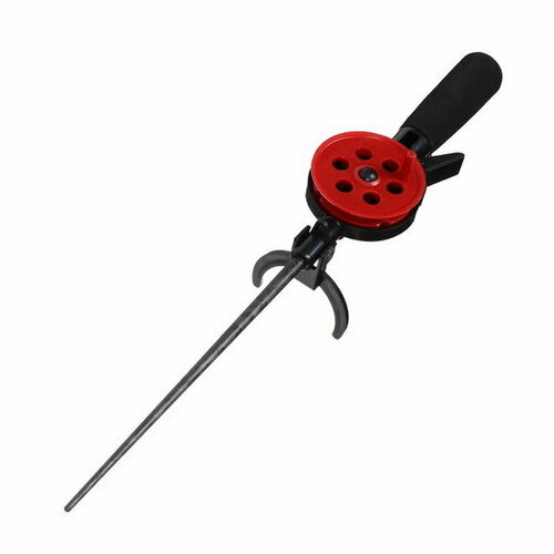 фото Удочка зимняя, ручка неопрен, диаметр катушки 5.5 см, катушка красная, hfb-5 сима-ленд