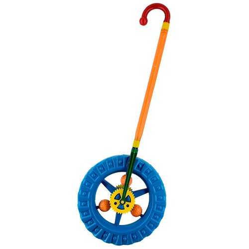 фото Каталка-игрушка colorplast колесо (1-014) красный