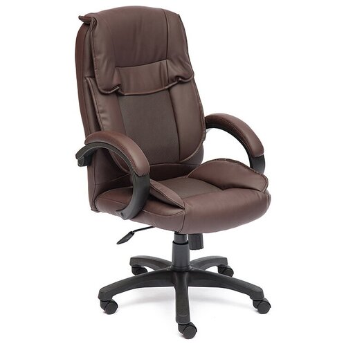 фото Компьютерное кресло tetchair oreon (обивка кож/зам) для руководителя, обивка: искусственная кожа, цвет: черный