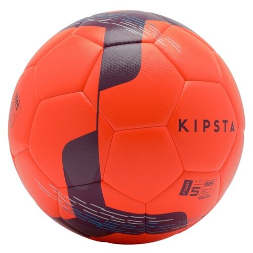 фото Футбольный мяч hybride f500, алый размер 5 kipsta x декатлон decathlon