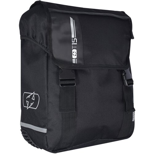 фото Велосумка oxford на багажник t15/t20 qr pannier bag, черный, 15 л