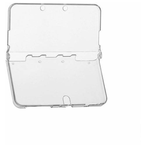 фото Защитный противоударный чехол-бампер mypads для игровой приставки nintendo new 3ds xl из прочного пластика прозрачный