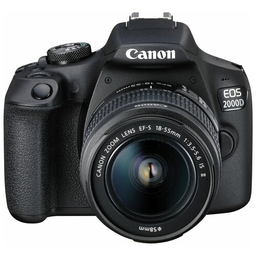 Фотоаппарат Canon EOS 2000D Kit черный EF-S 18-55mm f/3.5-5.6 III