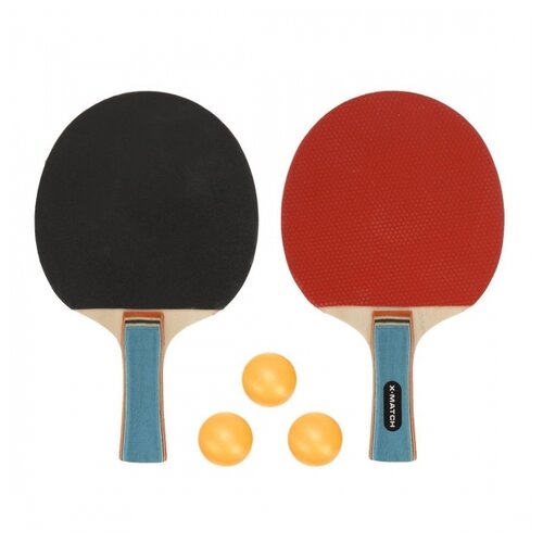 фото Набор для наст.тенниса, комплектность: 2 ракетки 8 мм., 3 шарика x-match