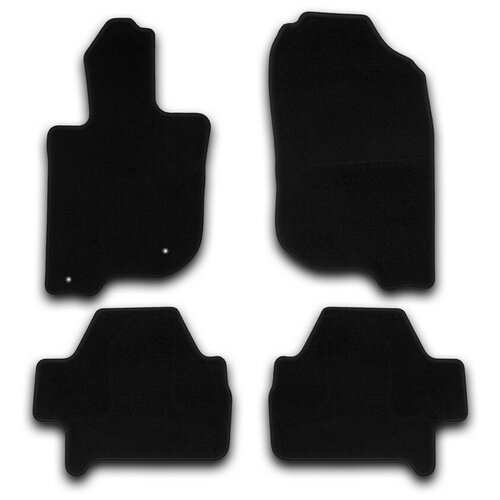 фото Klever klever01352001200k коврики в салон econom mitsubishi pajero sport, 2008-, внед., 4 шт. текстиль