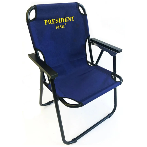 фото Кресло рыболовное president fish кресло-шезлонг "president fish" сталь синее арт.6208 011