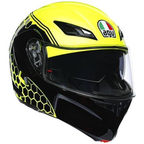 фото Шлем agv compast st multi detroit yellow fluo/black agv 211021a2hy015