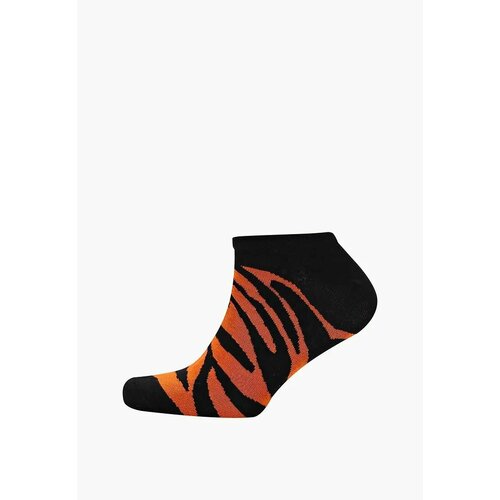 фото Носки big bang socks, размер 40-44, черный, оранжевый