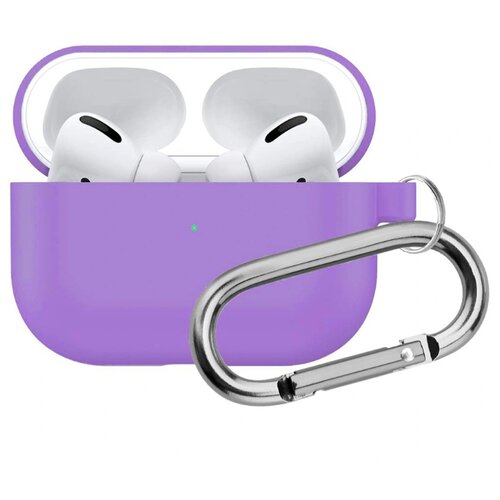фото Чехол для apple airpods pro силиконовый innozone hang case - фиолетовый (app-20c-mk-08)
