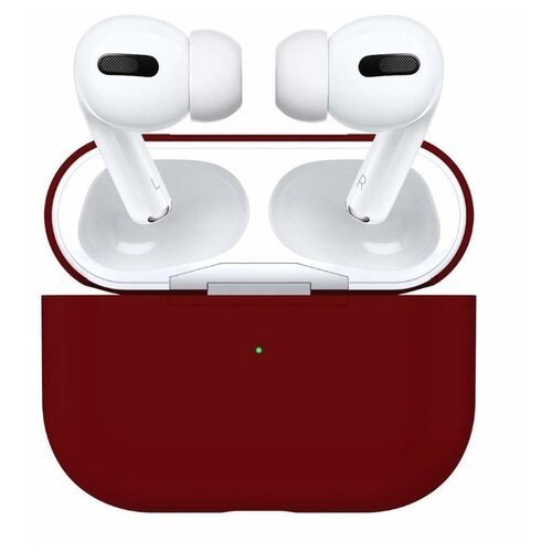 фото Чехол для apple airpods pro силиконовый innozone - бордовый (app-20c-m-05)