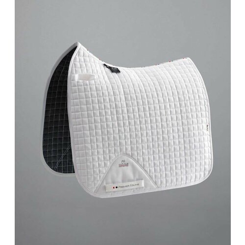 фото Вальтрап для лошади из хлопка close contact cotton dressage saddle pad (белый) нет бренда