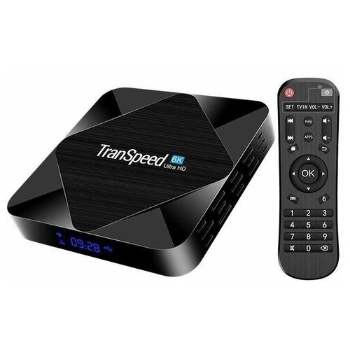 фото Смарт тв приставка android tv box transpeed h616 4/32gb