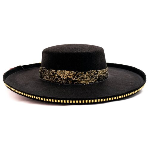 фото Испанская шляпа с золотой кружевной лентой (12040) rubie's