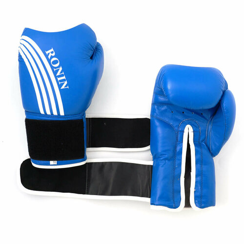 фото Перчатки боксерские ronin master 12 унций цвет синий