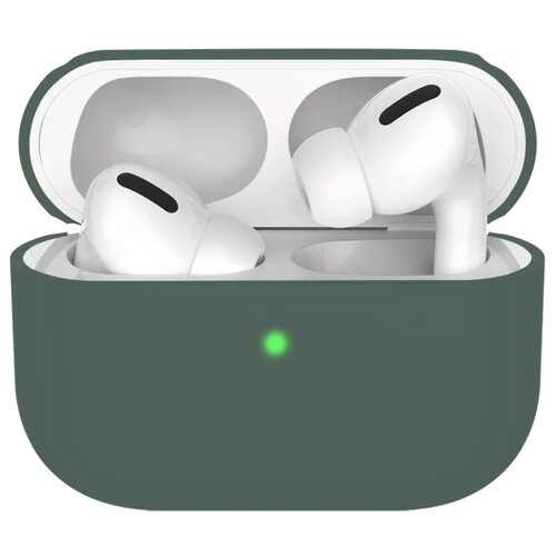 фото Чехол для apple airpods pro силиконовый innozone - полуночно-зеленый (app-20c-m-16)