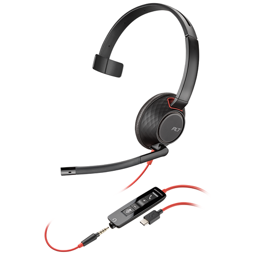 фото Plantronics blackwire c5210-c проводная гарнитура usb/usb-c/jack 3.5 ( pl-c5210-c )