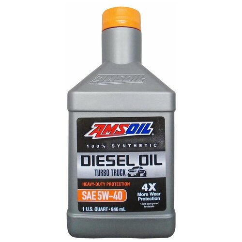 фото Моторное масло amsoil heavy-duty synthetic diesel oil 5w-40, 3.78л