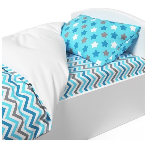 фото Комплект постельного белья капризун 3 предмета, 1,5 спальный голубая лагуна