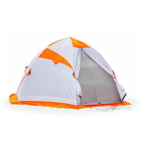 фото Палатка лотос 4 для рыбалки оранжевый