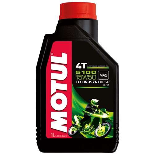 фото Полусинтетическое моторное масло motul 5100 4t 15w50, 1 л