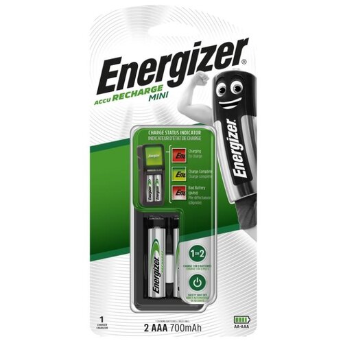 фото Зарядное устройство energizer mini charger (e300701400)